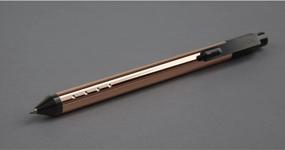 img 1 attached to Write In Style With TUL® Solid Metal Gel Pen - Retractable, Rose Gold Barrel, And 2 Refills Included!