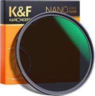 k&f concept 77mm nd8 (3-stop fixed neutral density filter) nd lens filter - premium 28-coating hd hydrophobic ultra slim nano-x series filter for camera lens logo