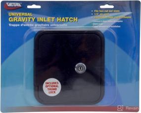 img 1 attached to 🚐 Valterra A01-2002BKVP Universal Gravity Inlet Hatch - Black: Convenient RV Access Point