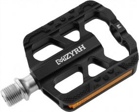 img 3 attached to MZYRH Youth Bike Pedals With Reflectors – Non-Slip Aluminum Alloy Pedals Perfect For Mountain, BMX And Road Bikes