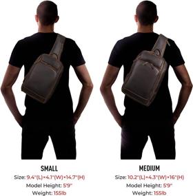 img 2 attached to Shoulder Daypack Italian Leather Zippers Backpacks for Casual Daypacks