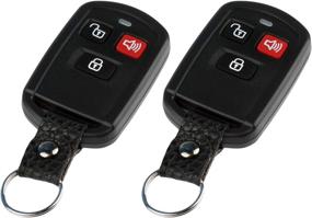 img 2 attached to 🔑 Replacement Key Fob Set for Hyundai Elantra (2003-2006), 2-Pack Remote Entry (OSLOKA-240T)