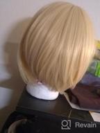 img 1 attached to Blonde Bun Anime Cosplay Wig For Halloween Costume Heroes - Linfairy Wig review by Justin Ritter