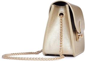 img 3 attached to 👜 Women's Leather Shoulder Crossbody Handbags & Wallets for Evening Clutches - Available at Crossbody Bags