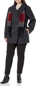 img 2 attached to London Fog Womens Breasted Peacoat Women's Clothing : Coats, Jackets & Vests