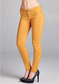 img 3 attached to Women'S Skinny Jeggings Tights By Emmalise - Spandex Bottoms