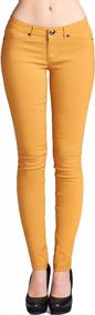 img 4 attached to Women'S Skinny Jeggings Tights By Emmalise - Spandex Bottoms
