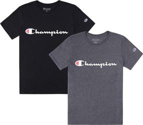 img 4 attached to Champion Heritage Shirt Clothes White Boys' Clothing via Tops, Tees & Shirts