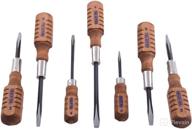 🔧 grace usa pistolsmith gun care screwdriver set - essential tools for gunsmithing & woodworking, 7-piece set, made in usa логотип