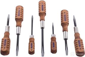 img 3 attached to 🔧 Grace USA Pistolsmith Gun Care Screwdriver Set - Essential Tools for Gunsmithing & Woodworking, 7-Piece Set, Made in USA