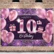 pakboom birthday backdrop background decorations event & party supplies -- decorations logo