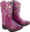 get your little cowgirl riding in style with tuffrider's floral western boot for kids logo