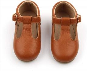 img 4 attached to Leather Toddler Mary Jane Shoes, 15+ Colors, T-Bar Style For Girls, School Shoes For Toddlers.