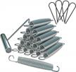 7 inch trampoline springs and puller tool set with stakes anchors for high wind resistance - kefanta logo