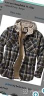 img 1 attached to Men's Camp Night Berber Lined Hooded Flannel Shirt Jacket by Legendary Whitetails review by Karthikeyan Behm