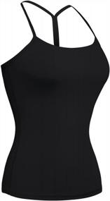 img 4 attached to AGUTIUN Women'S Racerback Tank Tops: Stylish And Supportive Workout Essentials With Built-In Bra For Active Running And Yoga