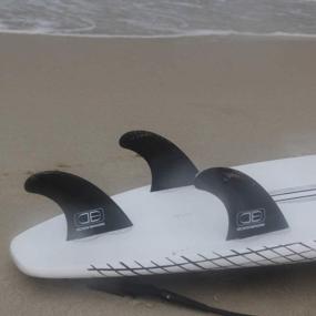 img 2 attached to Enhance Your Surfing Experience With OCEANBROAD Thruster Fin Set – Perfect For FCS-Based Fin Box!