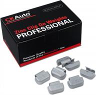 ckauto mc-series zinc clip on wheel weights, 1/2oz, 0.5oz, coated, 25 pcs/box logo