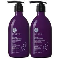 enhance your hair's radiance with luseta brightening purple shampoo conditioner logo