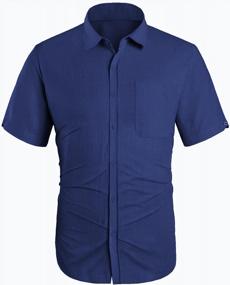 img 3 attached to 🎣 Versatile Lightweight Button Shirts: Ideal for Casual Fishing and Men's Clothing