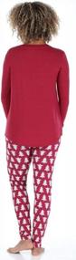 img 3 attached to Women'S Long Sleeve Knit Pajama Set - Sleepyheads Leggings Top