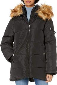 img 3 attached to Madden Girl Womens Puffer Jacket Women's Clothing ~ Coats, Jackets & Vests
