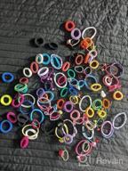 img 1 attached to Aluminum D Ring Shape Carabiner Keychain Hook 20 Pack, Clip For Keys And Accessories review by Dallas Grover