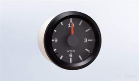 img 1 attached to ⏰ VDO 370-155 Clock - Vision Black: Sleek and Reliable Timekeeping Essential