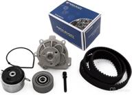 🔧 timing belt water pump kit for chevrolet cruze, chevrolet sonic, aveo, aveo5, pontiac g3, pontiac g3 wave, saturn astra, and suzuki swift+ (2012-2014, 2012-2013, 2009-2011, 2009-2010, 2008-2009) 1.6l 1.8l logo