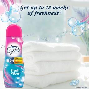 img 2 attached to Enhance Your Laundry Experience With Purex Crystals In-Wash Fragrance Booster In Fresh Vibes - 4 Pack 21Oz