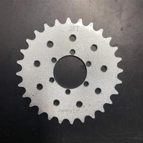 img 4 attached to CDHPOWER 28 Teeth Sprocket For 410/415 Chain Gas Engine Motorized Bicycle