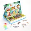 interactive stem toy: picassotiles magnetic animal sticker puzzle book set for kids, early learning & educational activity, perfect gifts for boys and girls logo