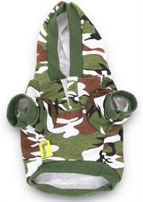 img 3 attached to 🐶 DroolingDog Camo Dog Hoodie – Stylish Dog Clothes for Small, Medium & Large Dogs