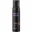 violet-based sunless tanning mousse - fast 1 hour tan, darker self tanner love at first tan, no fake tan smell, no added nasties, vegan & cruelty free 6.7 fl oz logo