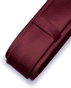 img 1 attached to RBOCOTT Skinny Wedding Business Necktie Men's Accessories best in Ties, Cummerbunds & Pocket Squares