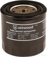 🔒 enhanced attwood 11841-4 fuel/water separator filter – universal, 10-micron, double gasket логотип