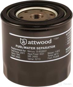 img 4 attached to 🔒 Enhanced Attwood 11841-4 Fuel/Water Separator Filter – Universal, 10-Micron, Double Gasket