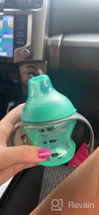 img 1 attached to Tommee Tippee Closer To Nature Transition Cup With Handles For Infants - BPA-Free, 4+ Months, Pack Of 2 review by Allison Taylor