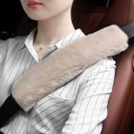 комплект из 2 мягких накладок на автомобильные ремни безопасности от gampro - идеальные ремни безопасности для взрослых и детей. идеально подходит для автомобильных ремней безопасности, рюкзаков и наплечных сумок (3a) логотип