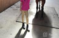 img 1 attached to EQUISTAR Girl's Zip 👢 Paddock Boots: Stylish All-Weather Synthetic Footwear review by Deb Wilkes