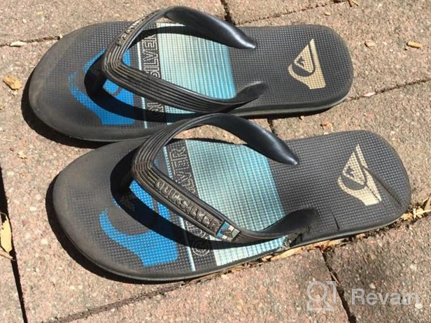 img 1 attached to 👞 Discover the Stylish Quiksilver Unisex-Child Molokai Print Youth Sandal - Perfect Blend of Comfort and Fashion! review by Ronald Dimatulac