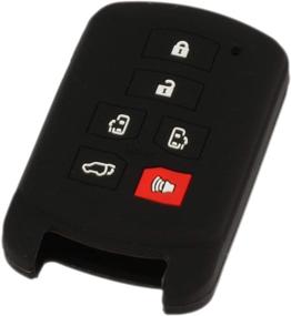 img 2 attached to 🔑 Key Fob Remote Case Cover Skin Protector for 2011-2018 Toyota Sienna