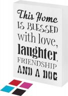 blessed home decor signs for housewarming gifts and dog mom accessories logo