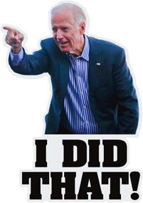 img 4 attached to 🤣 100pcs Funny Joe Biden Stickers - 'I Did That Biden' Stickers, 'That's All Me I Did' (100Pcs)
