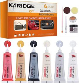 img 4 attached to 🛋️ Revive Your Leather: Furniture Repair Kit for Car Seats, Couches, Sofas, and More - Color Matched Gel Restorer for Scratches, Tears, Burns, and Holes
