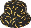 cool summer bucket hat: zlyc unisex cute print fisherman cap for women, men and teens logo