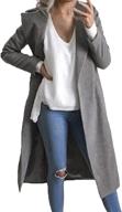 auxo trench sleeve overcoat outwear women's clothing - coats, jackets & vests logo