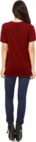 img 1 attached to Women'S Round Neck Short Sleeve Tru-Fit Tee Shirt By Emmalise