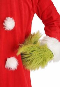 img 1 attached to Grinch Deluxe Costume For Adults With Realistic Features And High-Quality Fabric