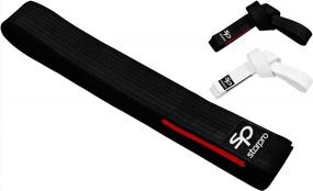 img 4 attached to IBJJF A1-A5 Brazilian Jiu Jitsu Belt - Starpro Poly/Cotton Fabric BJJ Belts